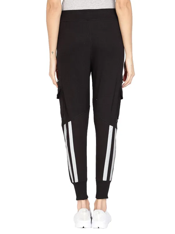 Black_Cotton_Slim_Fit_Cargo_Joggers_Track_Pants_With_4_Zippered_Pockets_For_Women_&_Girls