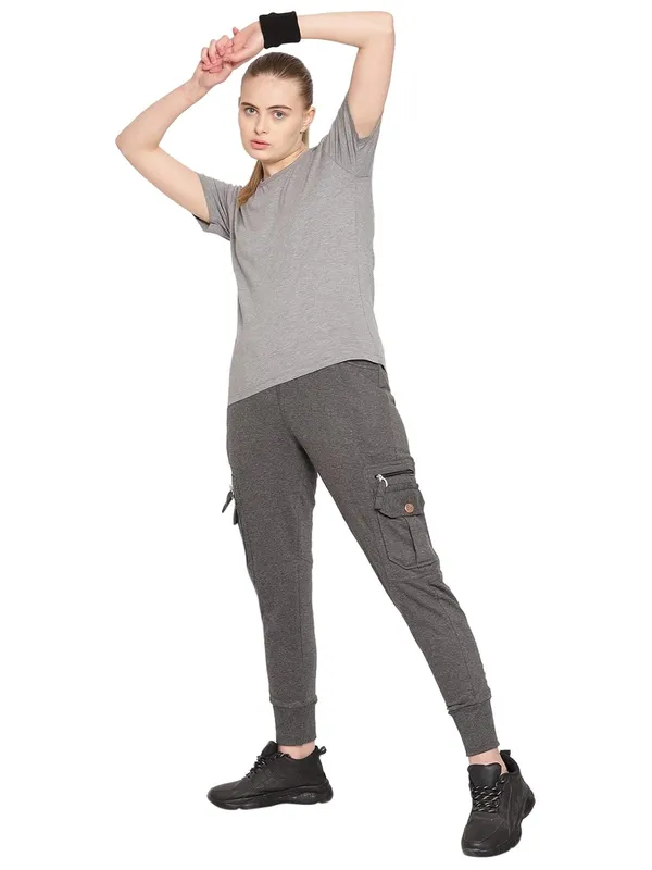 Dark_Melange_Cotton_Slim_Fit_Cargo_Joggers_Track_Pants_With_4_Zippered_Pockets_For_Women_&_Girls