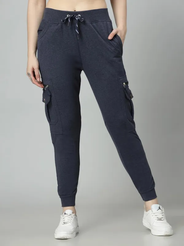 Pink_Cotton_Slim_Fit_Cargo_Joggers_Track_Pants_With_4_Zippered_Pockets_For_Women_&_Girls