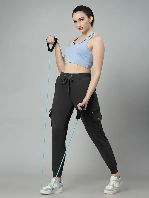 Stone_Grey_Cotton_Slim_Fit_Cargo_Joggers_Track_Pants_With_4_Zippered_Pockets_For_Women_&_Girls