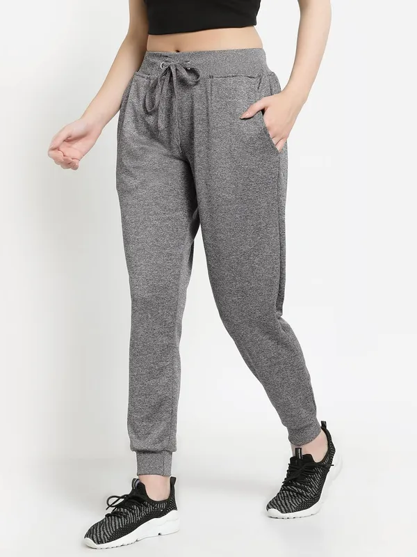 Grey_Slim_Fit_Polyester_Track_Pants_For_Women_&_Girls