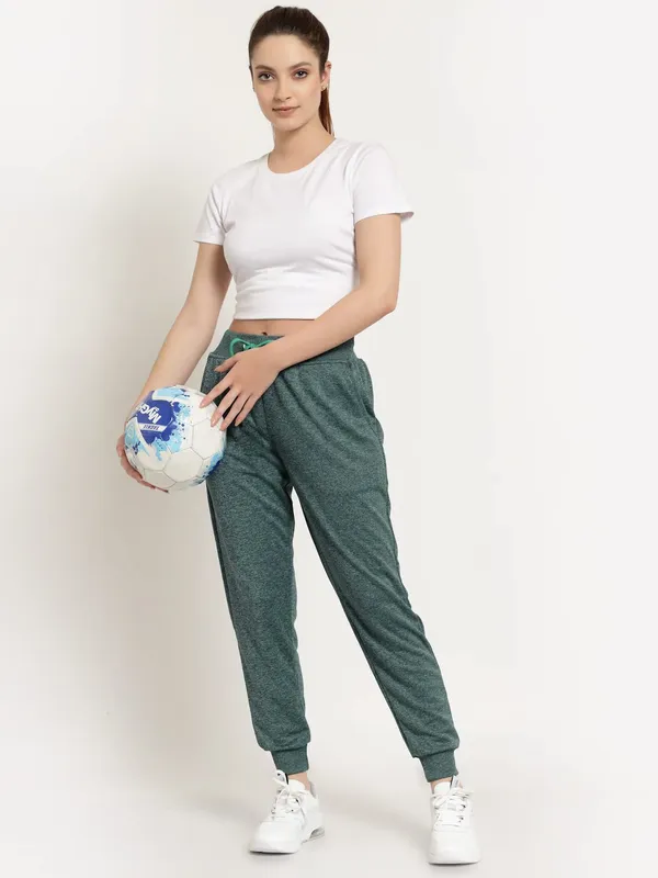 Pine_Green_Slim_Fit_Polyester_Track_Pants_For_Women_&_Girls