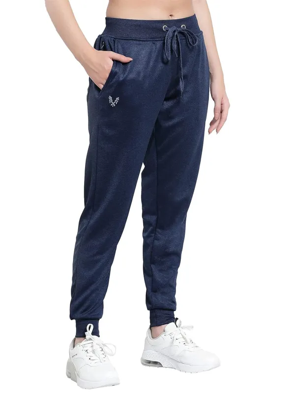 Navy_Slim_Fit_Polyester_Track_Pants_For_Women_&_Girls
