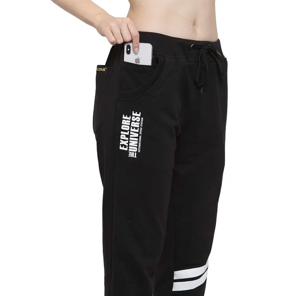 Black_Cotton_Slim_Fit_Joggers_Track_Pants_With_2_Zippered_Pockets_For_Women_&_Girls