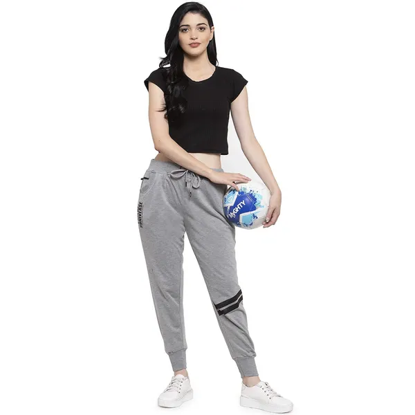 Light_Melange_Cotton_Slim_Fit_Joggers_Track_Pants_With_2_Zippered_Pockets_For_Women_&_Girls