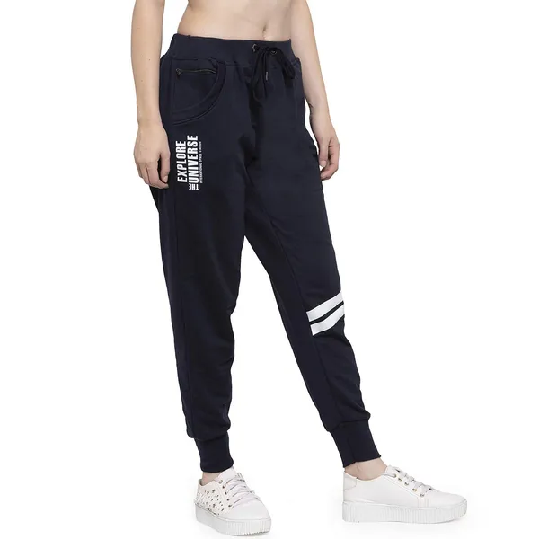 Navy_Cotton_Slim_Fit_Joggers_Track_Pants_With_2_Zippered_Pockets_For_Women_&_Girls