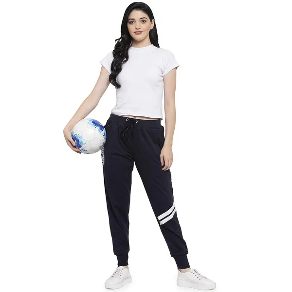 Navy_Cotton_Slim_Fit_Joggers_Track_Pants_With_2_Zippered_Pockets_For_Women_&_Girls