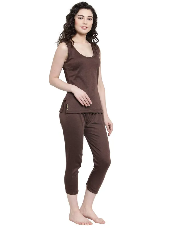 Coffee_Thermal_Top_And_Lower_Set_For_Women_&_Girls