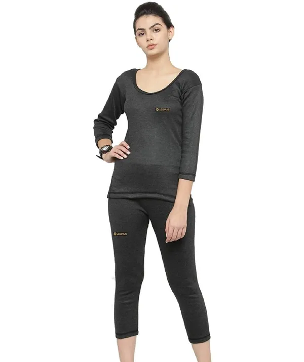 Black_Solid_Thermal_Top_And_Lower_Set_For_Women_&_Girls