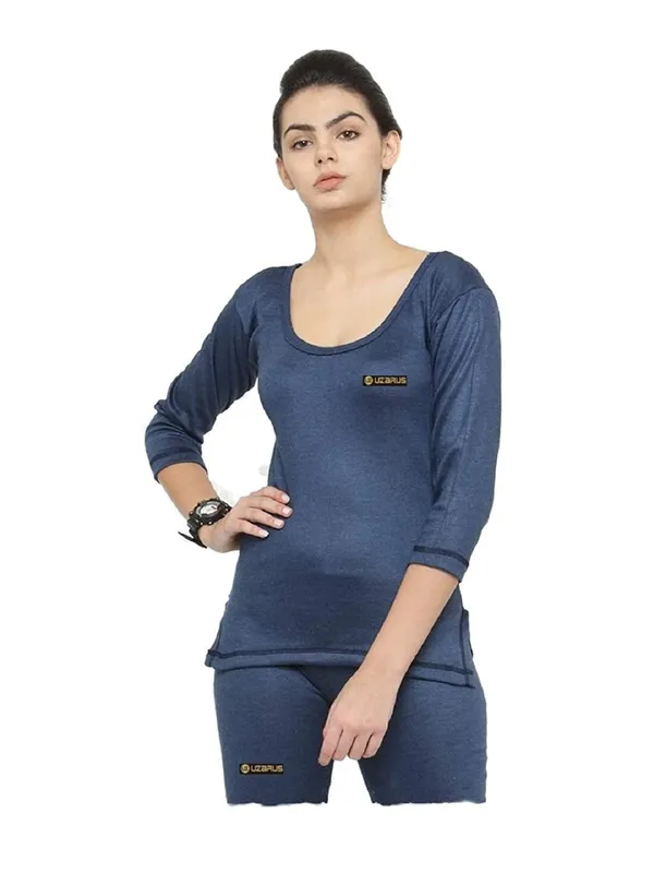 Navy_Solid_Thermal_Top_And_Lower_Set_For_Women_&_Girls