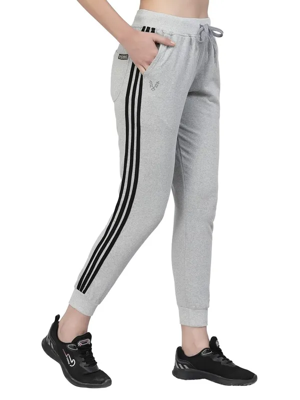 Light_Melange_Stretchable_Slim_Fit_Casual_Joggers_For_Women_&_Girls