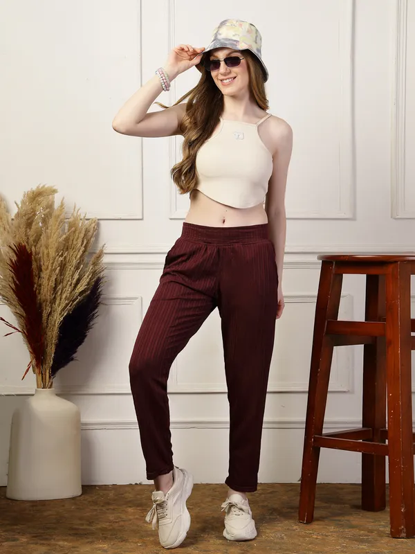 Wine_Ultra_&_Comfort_Track_Pants_With_Side_Pockets_For_Women_&_Girls