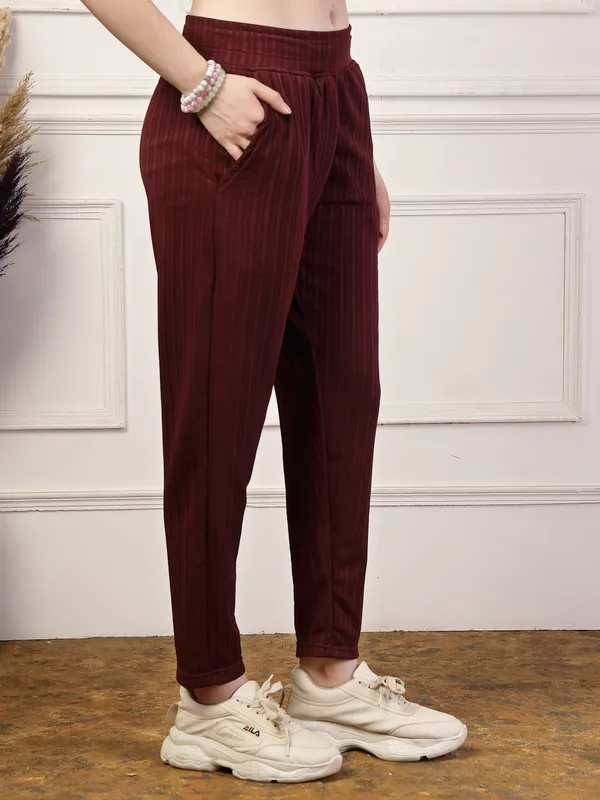Wine_Ultra_&_Comfort_Track_Pants_With_Side_Pockets_For_Women_&_Girls