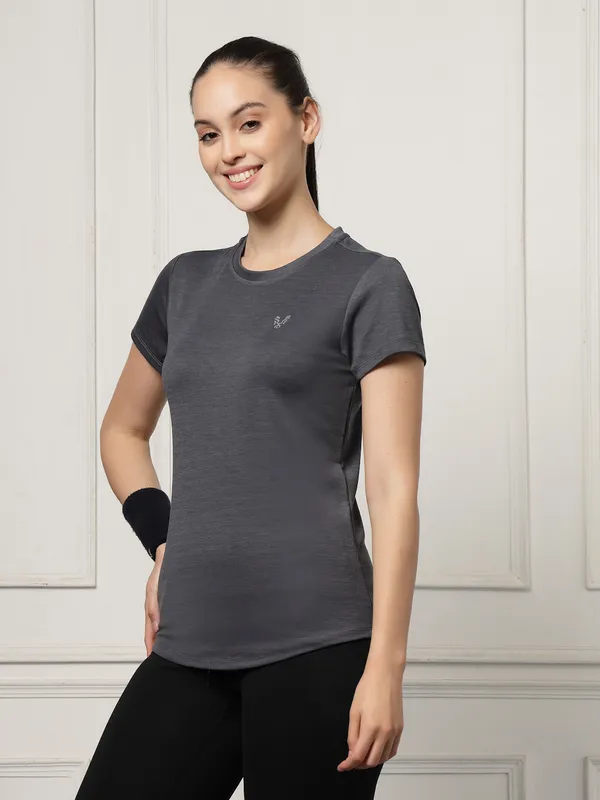 UZARUS_Women's_Regular_Fit_Gym_T-Shirt__Soft,_Breathable_&_Quick-Dry_Activewear__Ideal_for_Workout_,_Yoga,_Running,_Exercise,_Casual_Outings_&_Everyday_Comfort__Lightweight_&_Stretchable_Sportswear_Top_for_women
