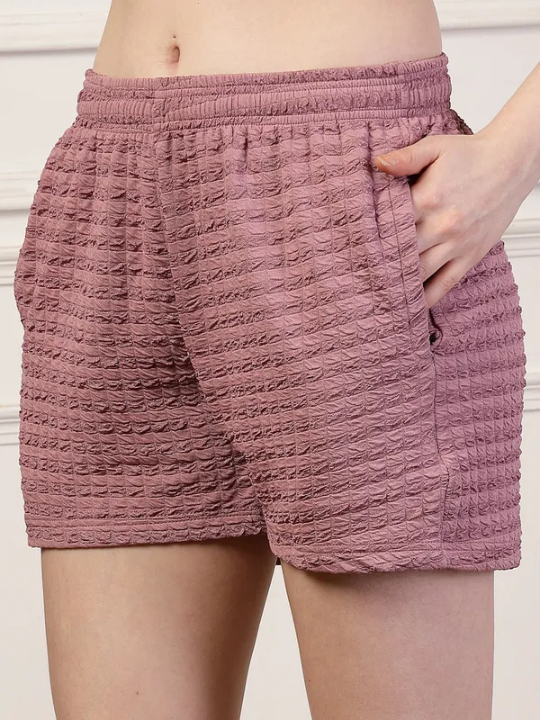 Seagreen_&_Lavender_Elastic_Waist_Puff_Relaxed_Fit_Shorts_With_Side_Pockets_For_Women_&_Girls_(Pack_Of_2)