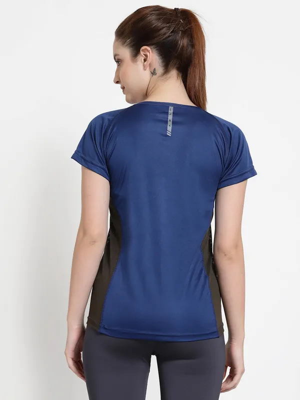 Navy_Dry_Fit_Workout_Sports_Gym_T-Shirt_For_Women_&_Girls