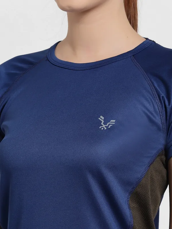 Navy_Dry_Fit_Workout_Sports_Gym_T-Shirt_For_Women_&_Girls