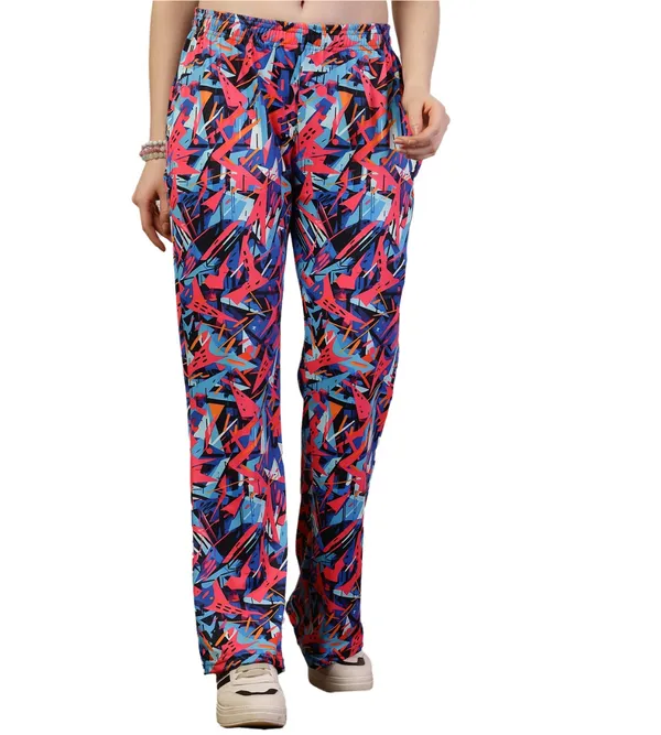 Blue_Printed_Bell_&_Bottom_Trousers_With_2_Side_Pockets_For_Women_&_Girls