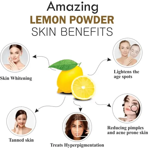 100%_Pure_&_Organic_Lemon_Fruit_Peel_Face_Cleanser_Powder,_100G,_Citrus_Limonum_Ayurvedic_&_Herbal