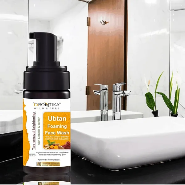 Ubtan_With_Turmeric_And_Saffron_Foaming_Face_Wash_|_Ayurvedic_And_Organically_Pure_|_150_ml