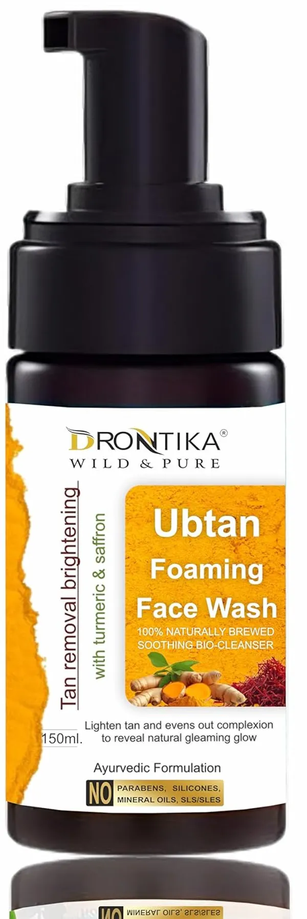 Ubtan_With_Turmeric_And_Saffron_Foaming_Face_Wash_|_Ayurvedic_And_Organically_Pure_|_150_ml