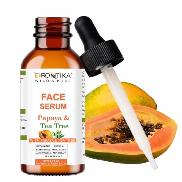 Tea_Tree_&_Papaya_Fruit_Extract_Radiance_Glow_Face_Serum_|_Non-Sticky_&_Ayurvedic_Formula_|_30_ml