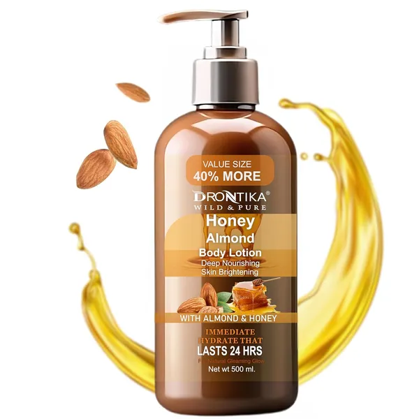 Almond_Honey_Deep_Nourishing_&_Skin_Brightening_Body_Lotion_With_Almond_Oil,_Honey,_Cocoa_Butter_&_Aloe_Vera.(Pack_Of_1_(500Ml.),_Honey_Almond)