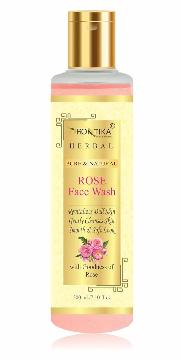 100%_Natural_Rose_Face_Wash_For_Toned,_Radiant,_Glowing_Skin_-_All_Skin_Types-200Ml