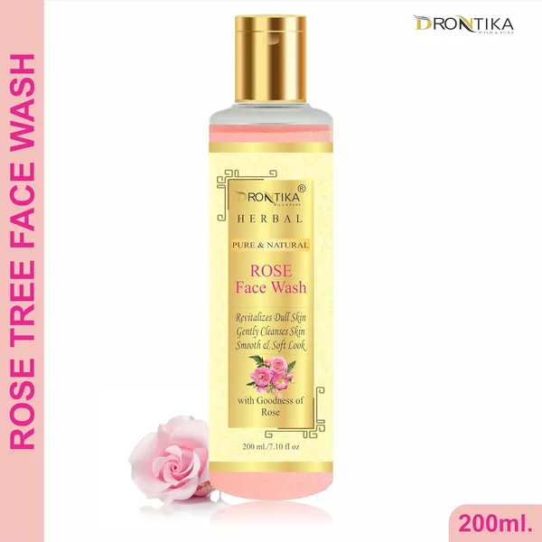 100%_Natural_Rose_Face_Wash_For_Toned,_Radiant,_Glowing_Skin_-_All_Skin_Types-200Ml