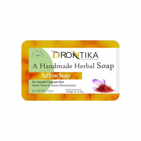 Handmade_Assorted_Bath_Soap_Saffron_&_Khus_Glycerin_Combo_Of_Fresh_Bathing_Bar_(Pack_Of_8)_Each_125Gm