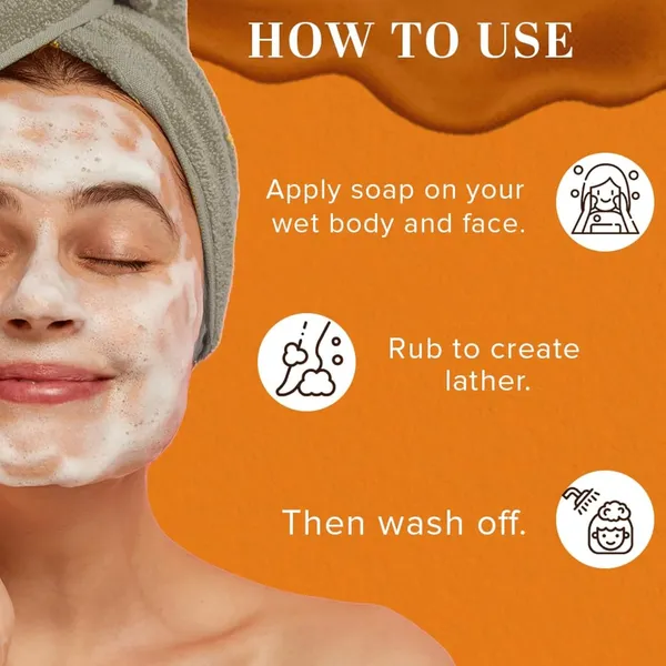 Handmade_Assorted_Bath_Soap_Saffron_&_Khus_Glycerin_Combo_Of_Fresh_Bathing_Bar_(Pack_Of_8)_Each_125Gm