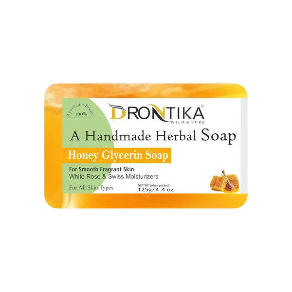 Handmade_Assorted_Bath_Soap_Combo_Of_Honey_Almond_&_Tea_Tree_(Pack_Of_8)_Each_125Gm.