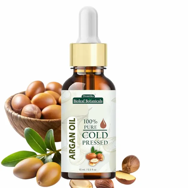 Bioleaf_Botanicals_100%_Pure_Herbal_Natural_Moraccan_Argan_Oil,_Cold_Pressed_Organic,_For_Skin,_Hair_&_Anti-Ageing_Face_Care_(Pack_Of_1,_15Ml.,_Argan)