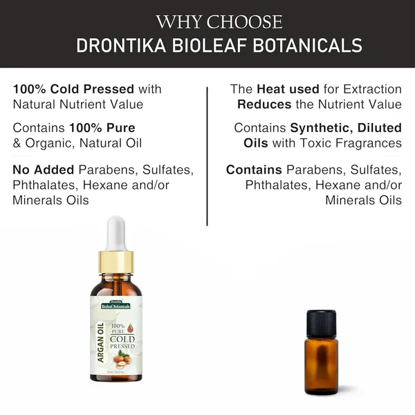 Bioleaf_Botanicals_100%_Pure_Herbal_Natural_Moraccan_Argan_Oil,_Cold_Pressed_Organic,_For_Skin,_Hair_&_Anti-Ageing_Face_Care_(Pack_Of_1,_15Ml.,_Argan)