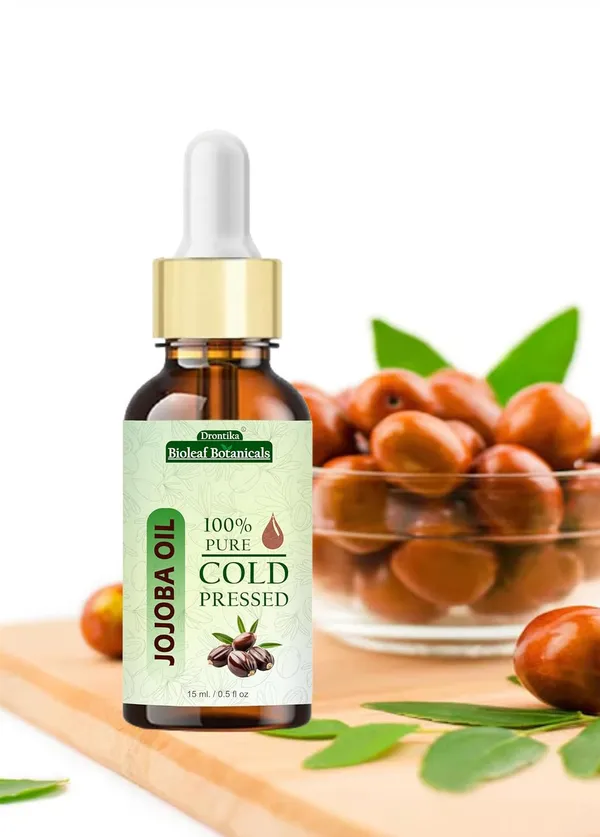 Bioleaf_Botanicals_Cold_Pressed_100%_Pure_Jojoba_Oil_For_Skin_&_Hair_With_Vitamin_E,_Omega-9,_Mineral_Free_-_(15Ml)