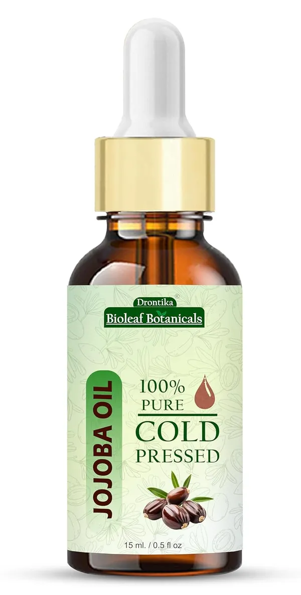 Bioleaf_Botanicals_Cold_Pressed_100%_Pure_Jojoba_Oil_For_Skin_&_Hair_With_Vitamin_E,_Omega-9,_Mineral_Free_-_(15Ml)