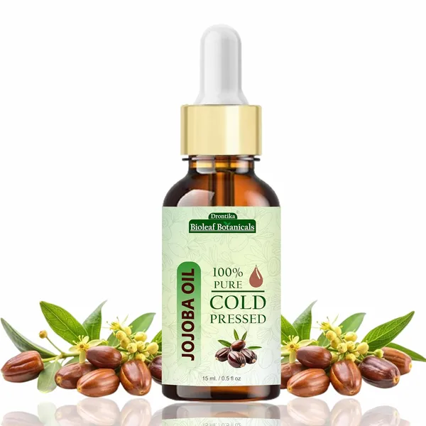 Bioleaf_Botanicals_Cold_Pressed_100%_Pure_Jojoba_Oil_For_Skin_&_Hair_With_Vitamin_E,_Omega-9,_Mineral_Free_-_(15Ml)