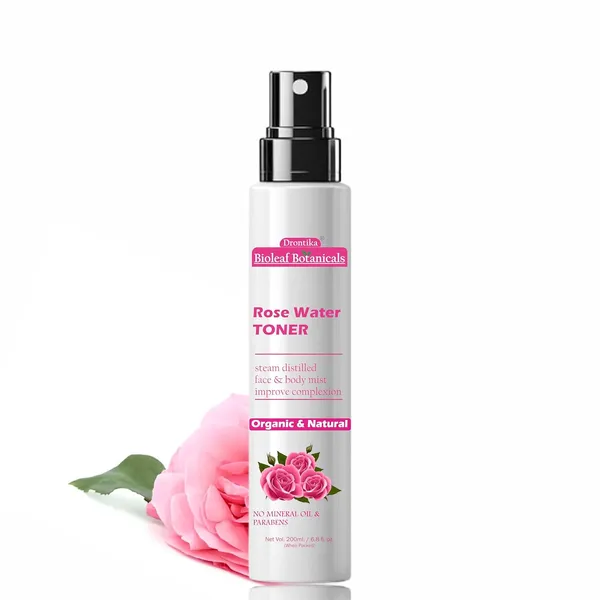 Bioleaf_Botanicals_Pure_&_Natural_Rose_Water/Skin_Toner_-_Pack_Of_200Ml_-_Steam_Distilled_-_Gulab_Jal_-_Organic_-_Chemical_Free