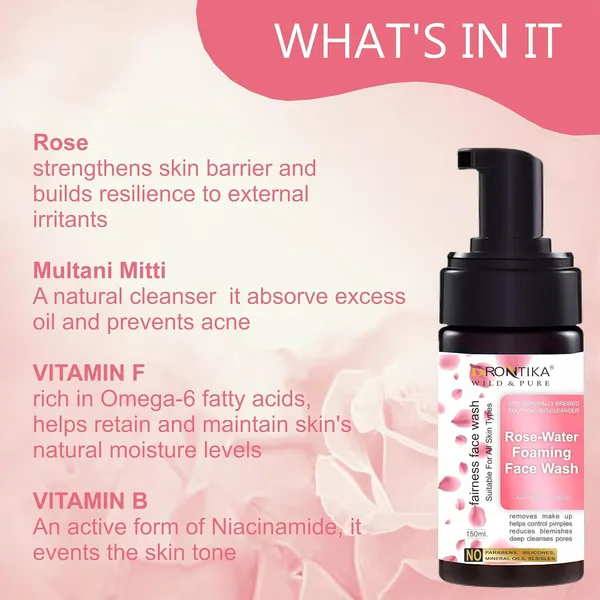 Ayurvedic_Rose_Foaming_Face_Cleanser_With_The_Pure_Essential_Oils_Of_Rose_Water_150Ml._(Rose_Water)