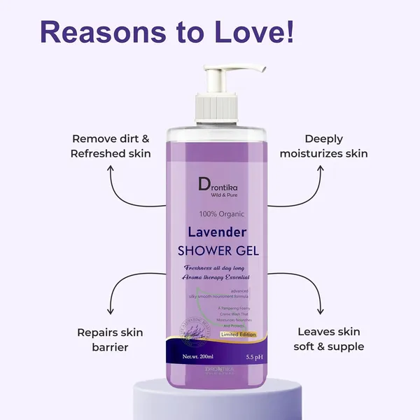 100%_Naturals_Body_Wash_Shower_Gel,_Lavender,_200Ml,_Fragrant_Body_Wash_For_Women_&_Men,_96%_Natural_Origin_Content,_Safe_On_Sensitive_Skin_Bodywash