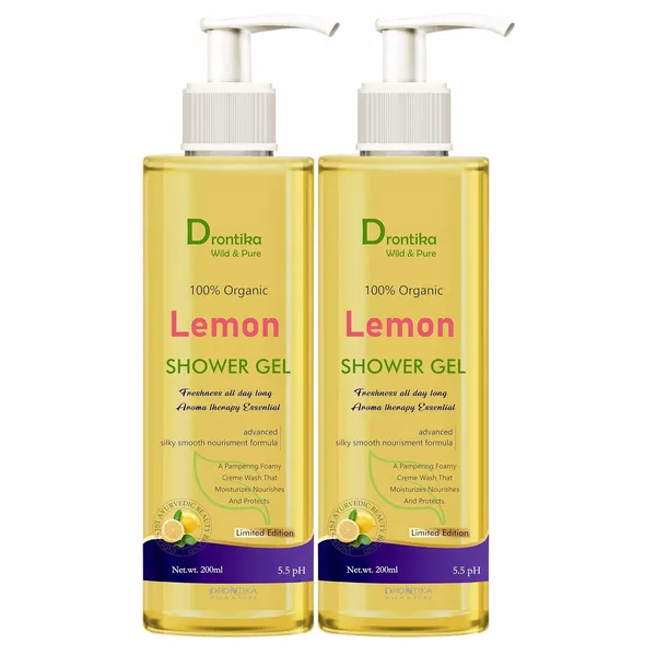 Lemon_And_Tea_Tree_Oil_Body_Wash_Pump_Bottle_With_Long_Lasting_Fragrance,_Glycerine,_Paraben_Free,_Extra_Foam,_400_Ml(Pack_Of_2)