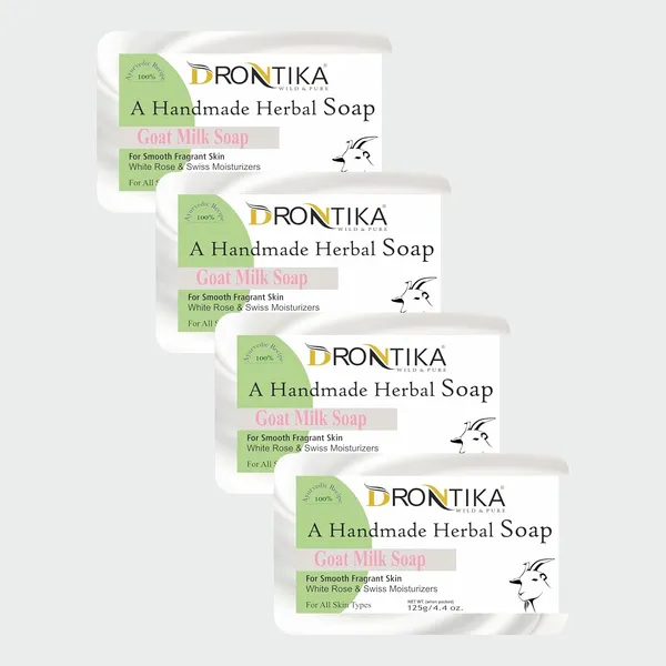 Handmade_Assorted_Bath_Soap_Goat_Milk_&_Tea_Tree_Combo_Of_Fresh_Bathing_Bar_(Pack_Of_8)_Each_125Gm