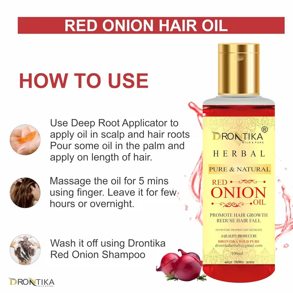 100%_Pure_Natural_Herbal_Natural_Red_Onion_Oil_For_Hair_Growth_Anti_Hair_Fall_(200_Ml.)