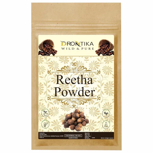 100%_Pure_Organic_Double_Filtered_Aritha/Reetha_(Sapindus_Trifoliatus)_Powder_|_100_Gm_|_Ayurvedic_Formula_||_For_Face,Skin_&_Hair_Care