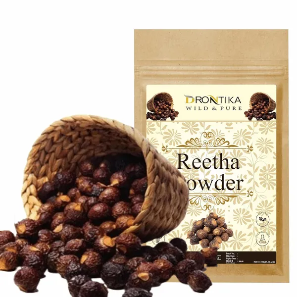 100%_Pure_Organic_Double_Filtered_Aritha/Reetha_(Sapindus_Trifoliatus)_Powder_|_100_Gm_|_Ayurvedic_Formula_||_For_Face,Skin_&_Hair_Care