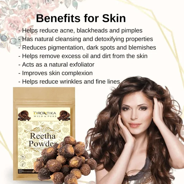 100%_Pure_Organic_Double_Filtered_Aritha/Reetha_(Sapindus_Trifoliatus)_Powder_|_100_Gm_|_Ayurvedic_Formula_||_For_Face,Skin_&_Hair_Care