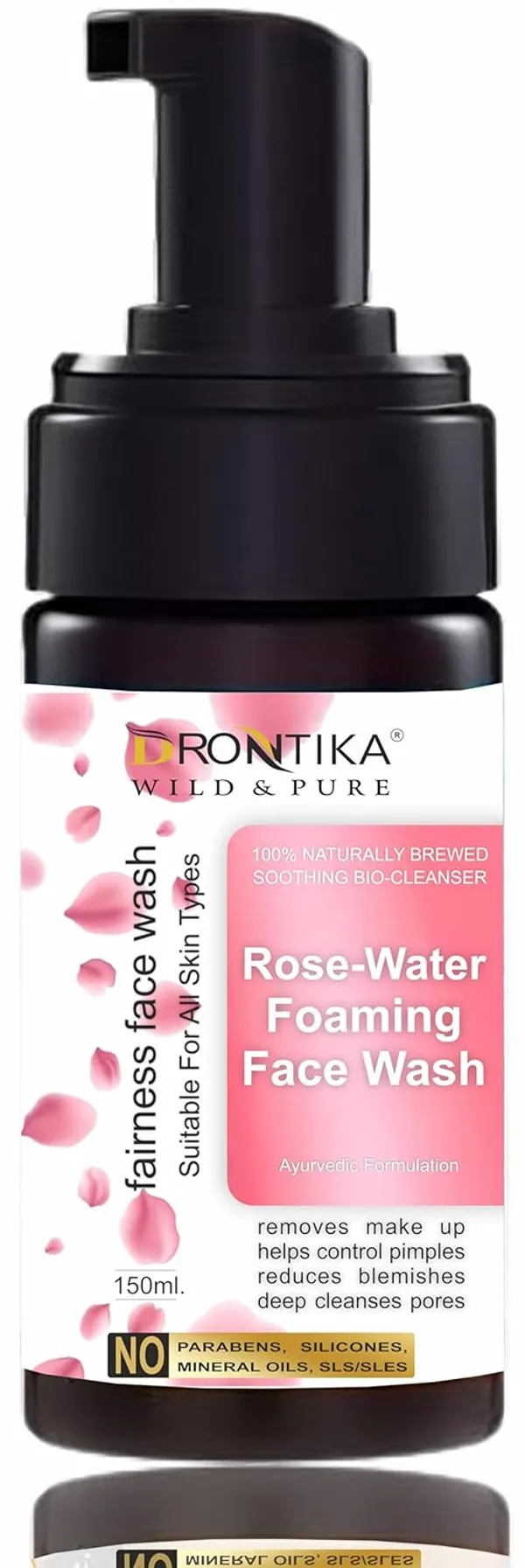 Rose_Brightening_Foaming_Face_Wash|_Ayurvedic_And_Organically_Pure_|_150_ml