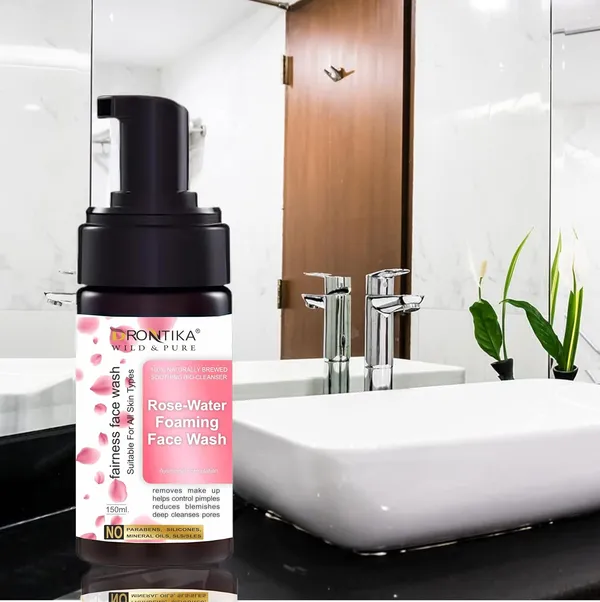 Rose_Brightening_Foaming_Face_Wash|_Ayurvedic_And_Organically_Pure_|_150_ml