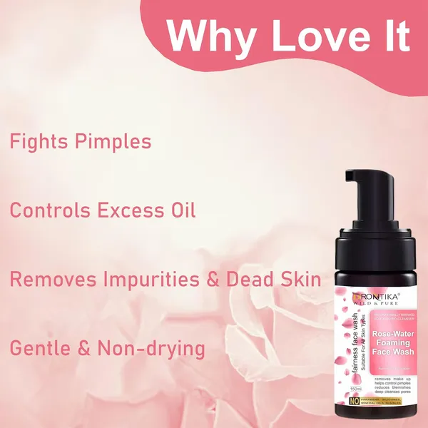 Rose_Brightening_Foaming_Face_Wash|_Ayurvedic_And_Organically_Pure_|_150_ml