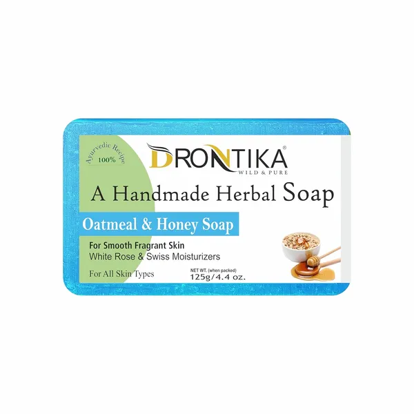 Natural_Oatmeal_&_Honey_Handmade_Herbal_Soap_Gift_Set,_Enriched_With_Essential_Oils,_(Pack_Of_4)125_G_Each